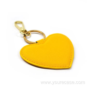 Ysure Custom Logo Keychain With Metal Ring Heart